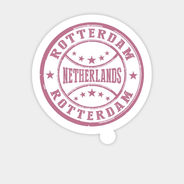 Stamp City Of Rotterdam Sticker by dejava